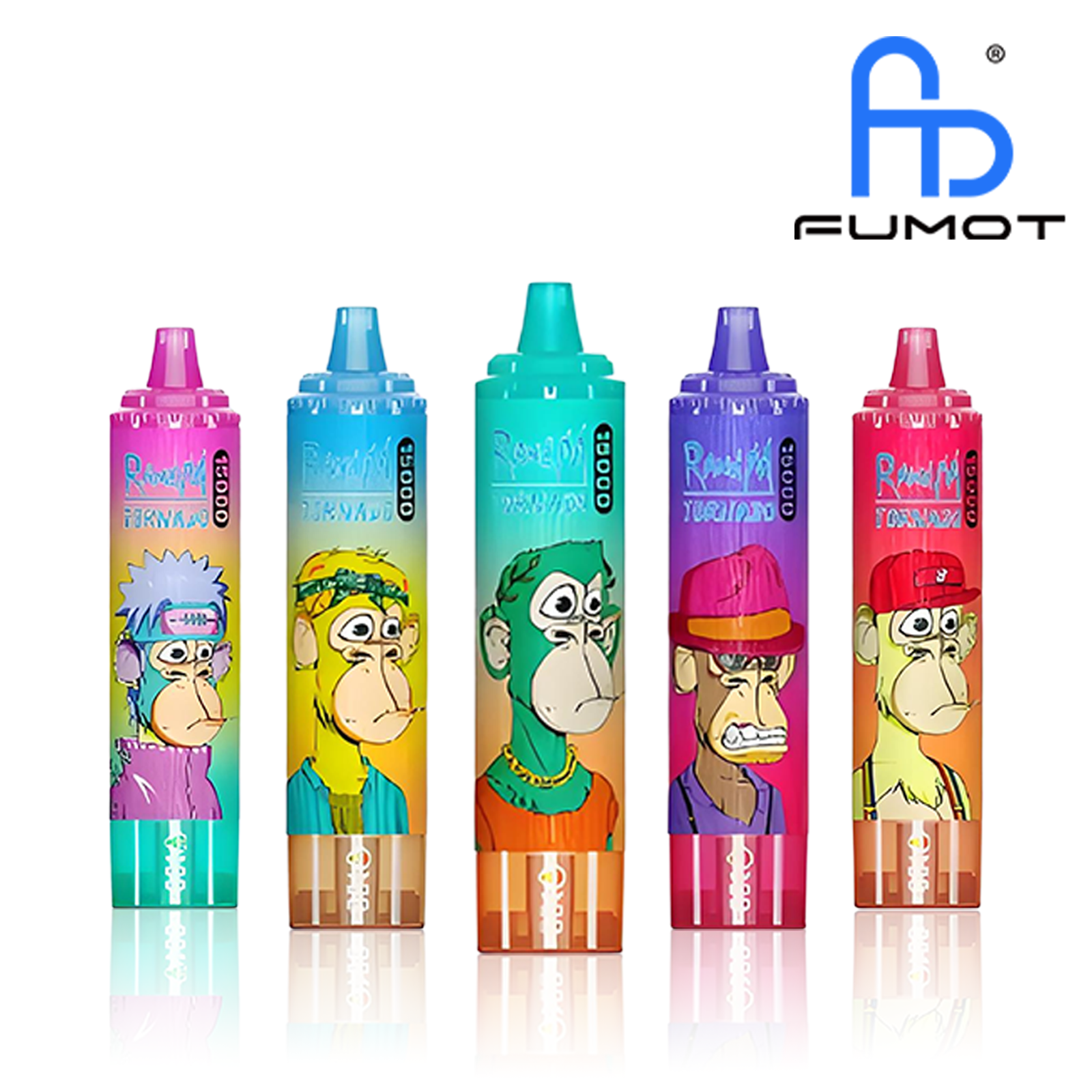 FUMOT Tornado 15000K  Disposeable vape | 2% Nic Salt, Mesh Coil, LED Display | Fast EU Delivery