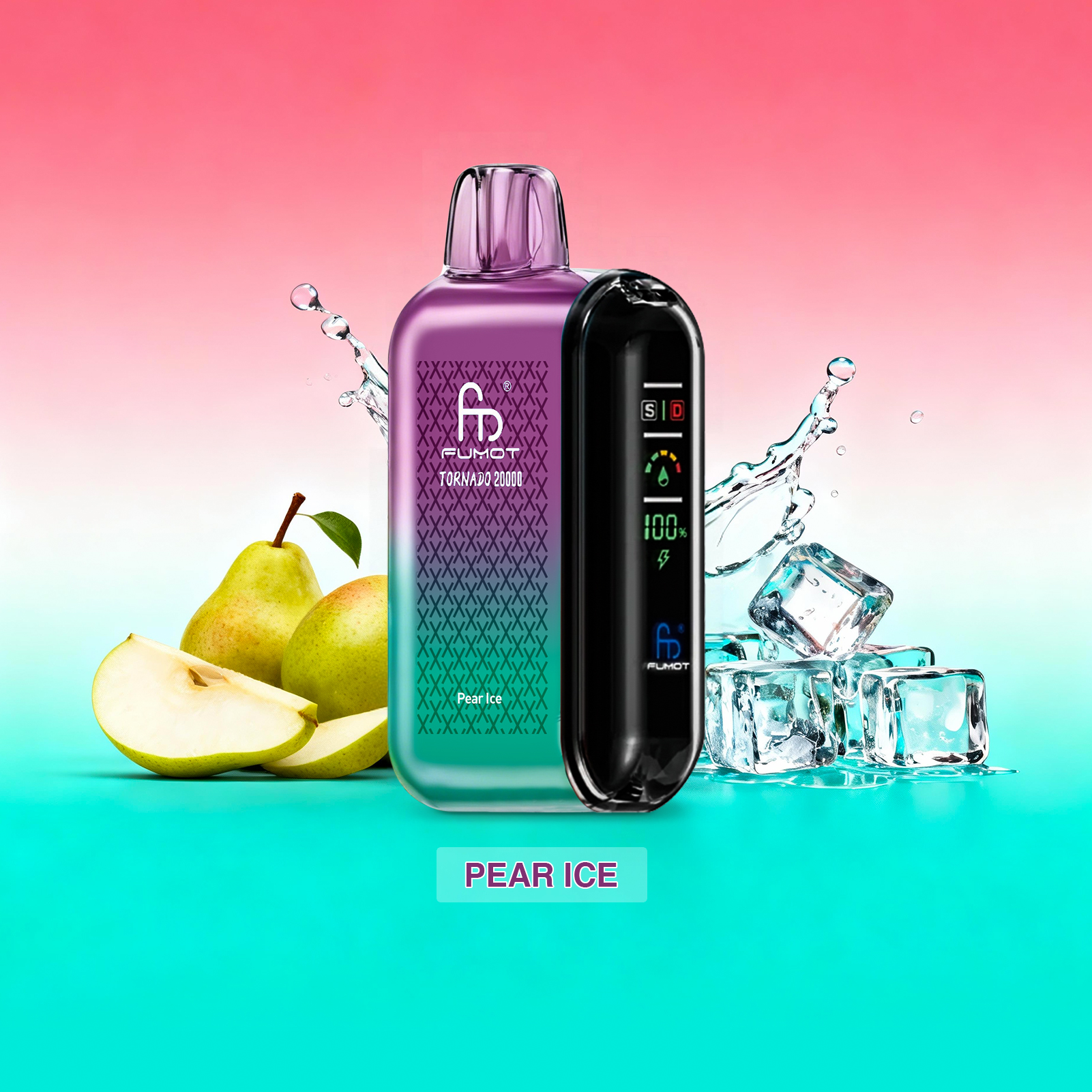 FUMOT Tornado 20000K  Disposeable vape | 2% Nic Salt,  LED Display | Fast EU Delivery group 1 image 3