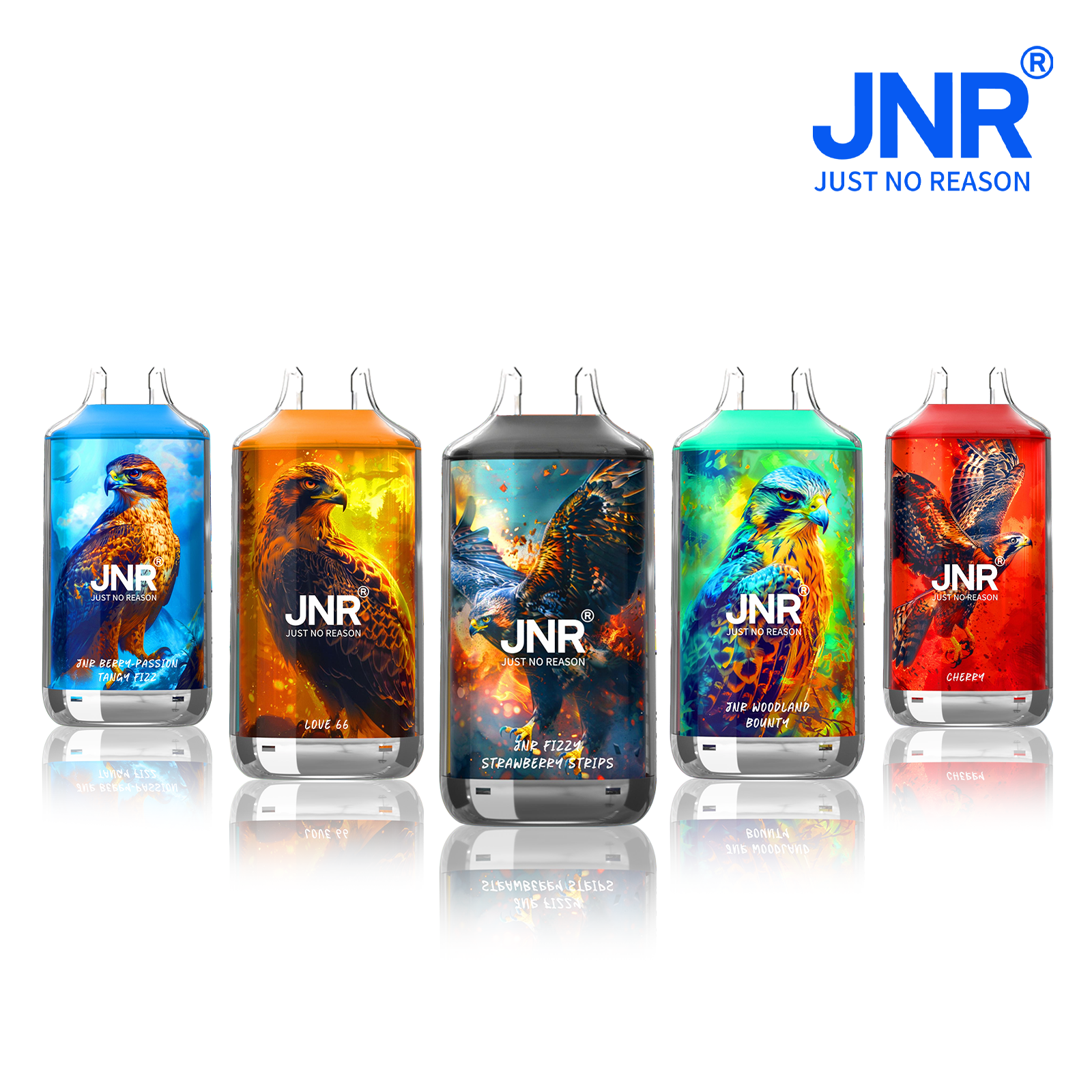 JNR Falcon 16000 Puffs Disposeable vape | 2% Low Nicotine Salt Nic Vape Starter Kit with Smart Digital Display | Fast EU Delivery
